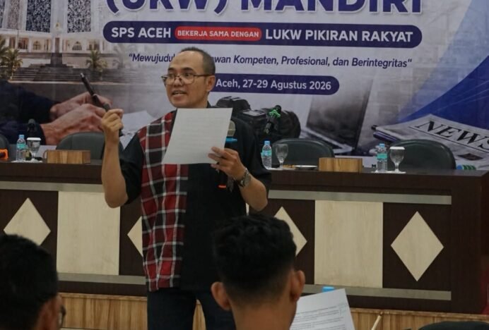 SPS Aceh Gelar Pra-UKW dan UKW Mandiri untuk Tingkatkan Kompetensi Wartawan