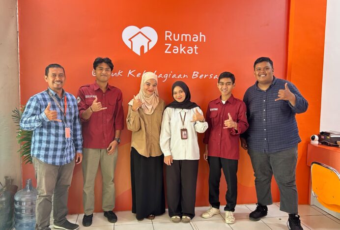 HMP KPI UIN Ar-Raniry Audiensi dengan Rumah Zakat, Bahas Dukungan untuk Comcare VI di Gampong Lamsujen