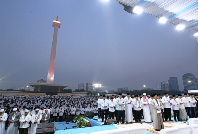 100.000 Jemaah Hadiri Zikir dan Doa Kebangsaan di Monas, Wujud Syukur atas Kemerdekaan Indonesia