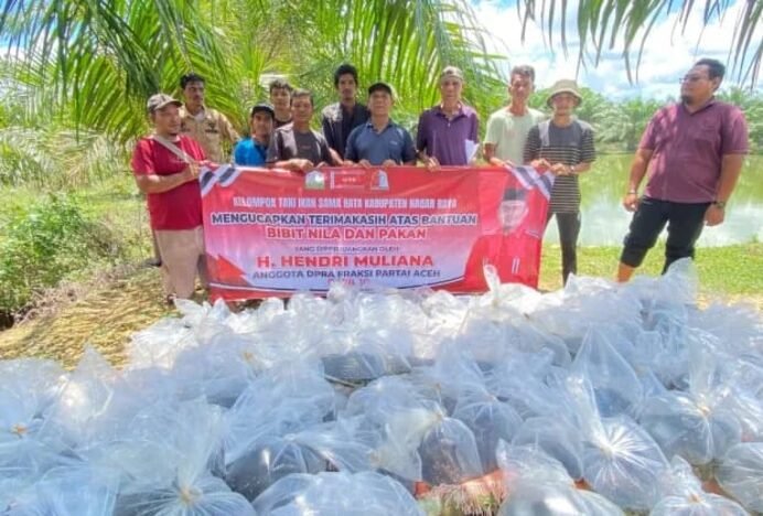 235 Ribu Bibit Nila untuk Warga Nagan Raya