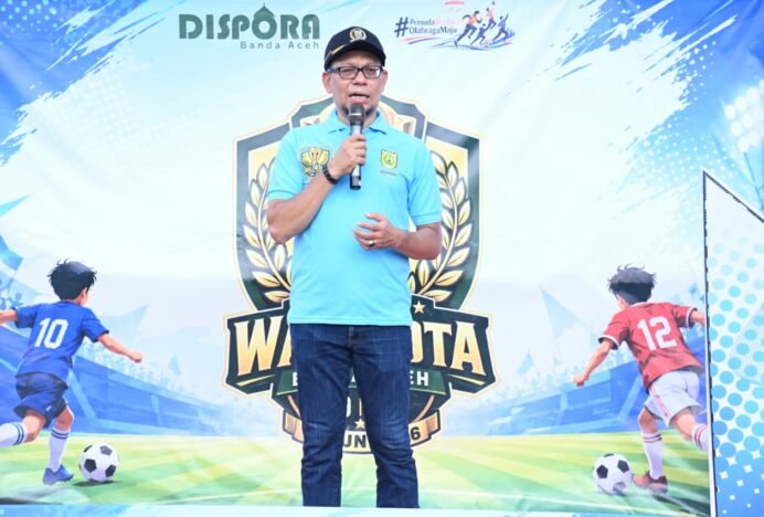 Buka Sepakbola Piala Wali Kota Banda Aceh, Musriadi Serukan Cetak Bibit Emas Sejak Usia Dini