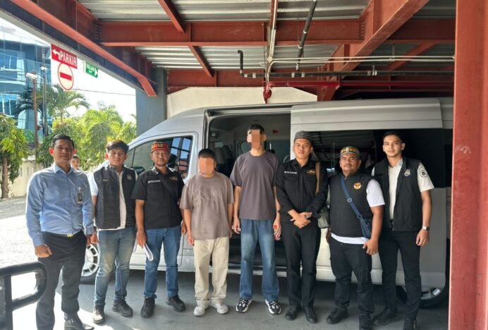 Imigrasi Banda Aceh Serahkan Dua WN RRT kepada Tim Inteldakim Kualanamu