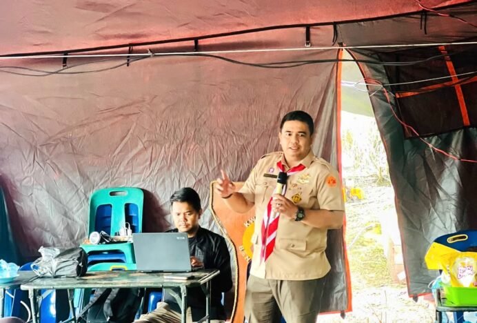 Seratusan Anggota Pramuka Antusias Ikuti Sosialisasi Pengawasan Pemilu