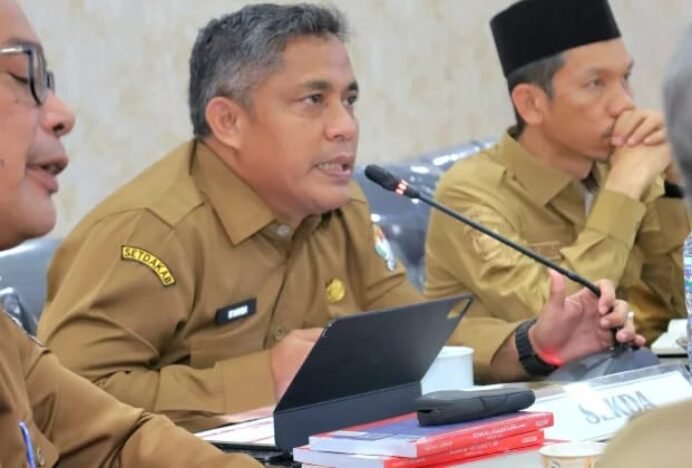 Bupati Tarmizi Pimpin Rapim Realisasi Dana DTU