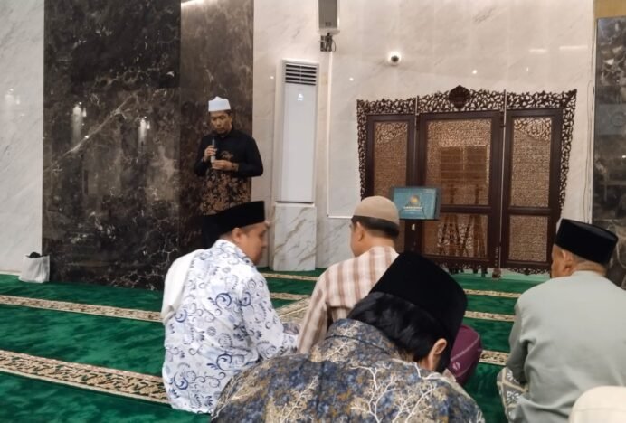 Kakankemenag Aceh Singkil Isi Tausiyah Shubuh di Masjid Raya Semarang Jawa Tengah