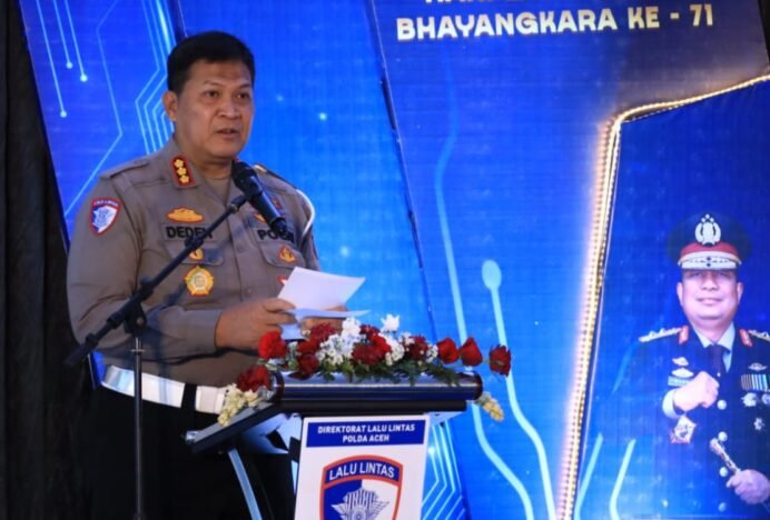 Hari Lalu Lintas Bhayangkara ke-71, Ditlantas Polda Aceh Perkuat Semangat Melayani