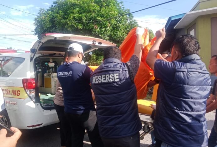 Unit Identifikasi Polres Aceh Tenggara Tangani TKP Warga Meninggal di Perapat Sepakat