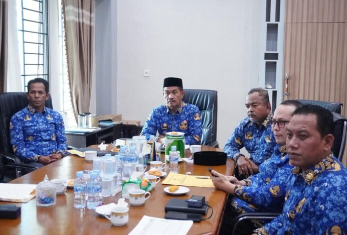 Wabup Aceh Besar Ikuti Rakor Percepatan Rehabilitasi Jaringan Irigasi Pascabencana