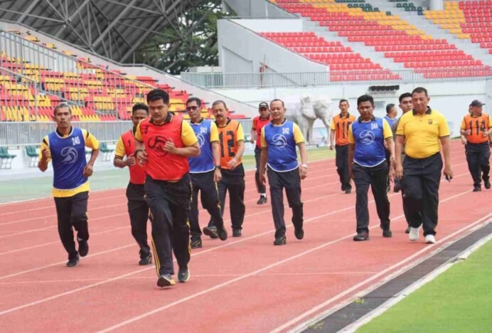 Bukan Sekadar Rutinitas, Ini Pesan Kapolresta Banda Aceh Saat Tes Kesamaptaan Personel