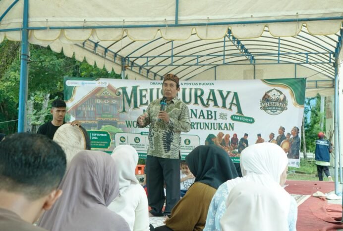 Meuseuraya Maulid Hidupkan Kembali Gotong Royong di Aceh Besar