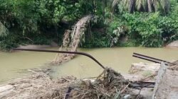 Jembatan Gantung Lae Bersih Subulussalam Putus Total Dihantam Banjir