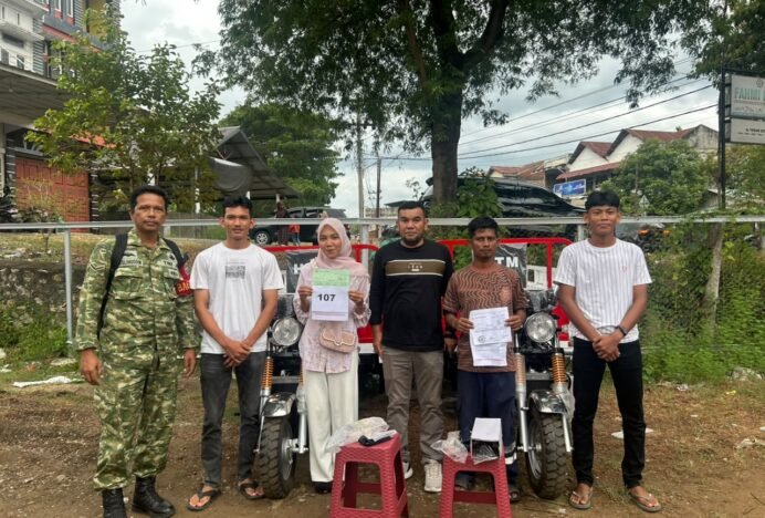 Kopdes Lamkruet Terima Dua Motor Bak Operasional