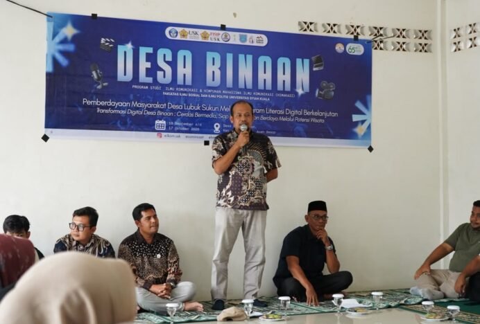 Ilkom USK Buka Program Desa Binaan di Lubuk Sukon