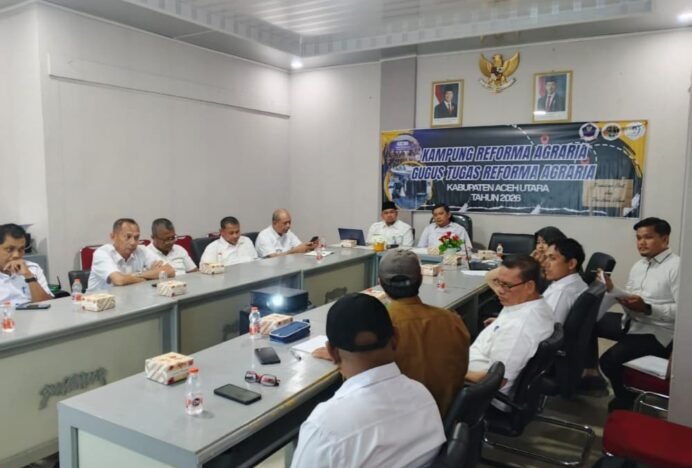 Pemkab Aceh Utara Matangkan Pembentukan Kampung Reforma Agraria Tahun 2026