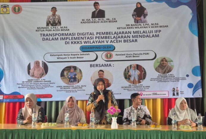 KKKS SD Wilayah V dan AGP-PGRI Aceh Besar Gelar Pelatihan IFP