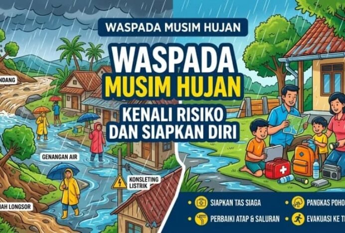 Waspada Musim Hujan, Kenali Risiko dan Siapkan Diri