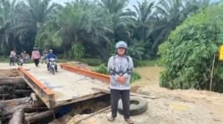 Jalan Lintas Gunung Meriah–Kota Baharu Rusak, Warga Diimbau Waspada