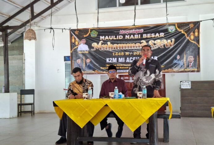 K2M MI Aceh Besar Peringati Maulid Nabi, Yahwa Tekankan Pentingnya Meninggalkan Jejak Kebaikan