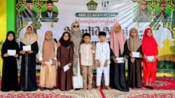 Maulid Nabi di MIN 22 Aceh Besar Meriah, Siswa Tampilkan Kreativitas hingga Santuni Anak Yatim-Piatu