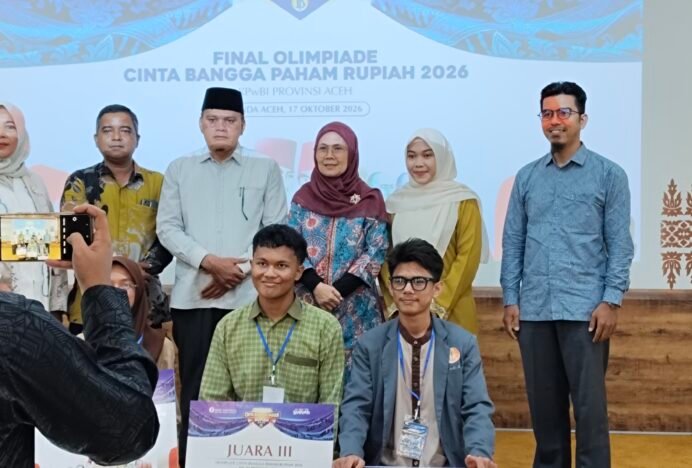 Raih Medali Perunggu, Gifran Al Gifari Pasha Harumkan Nama MAN 4 Aceh Besar pada Olimpiade CBP Rupiah 2026