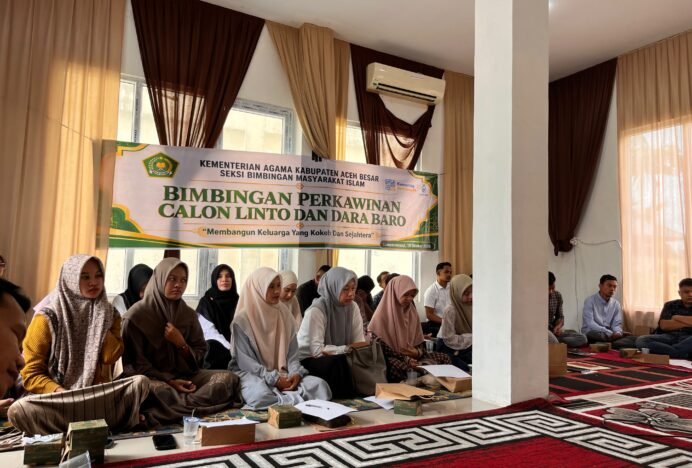 Kemenag Aceh Besar Gelar Bimbingan Perkawinan Untuk Calon Pengantin