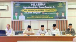 Sambut HSN 2026, Kemenag dan PCNU Aceh Singkil Gelar Pelatihan Digitalisasi dan Pemanfaatan AI bagi Guru Dayah