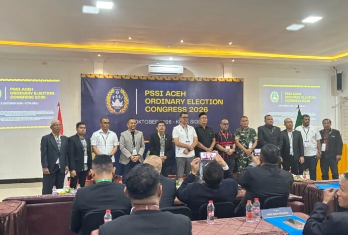 Kadispora Buka Kongres Biasa PSSI Aceh, Tekankan Persatuan dan Sportivitas