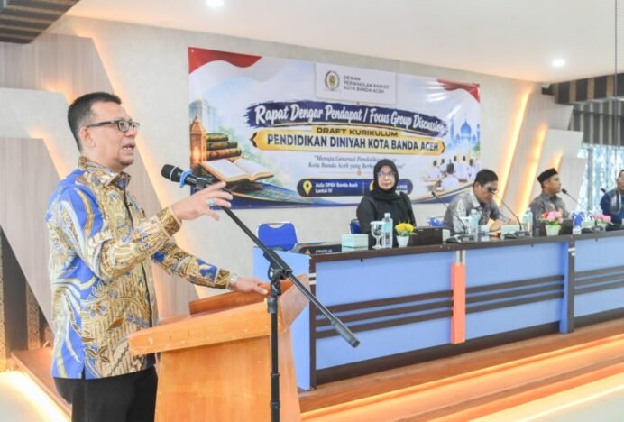 Perkuat Karakter Qurani, Wakil Ketua DPRK Banda Aceh Musriadi Dorong Kurikulum Diniyah Berbasis Implementasi