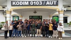 Secangkir Kopi, Eratkan Silaturahmi, Dandim Faisal Rangkul Pers