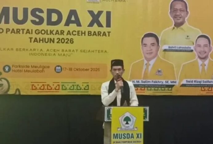 Tarmizi Ajak Golkar Rawat Persatuan untuk Pembangunan Aceh Barat