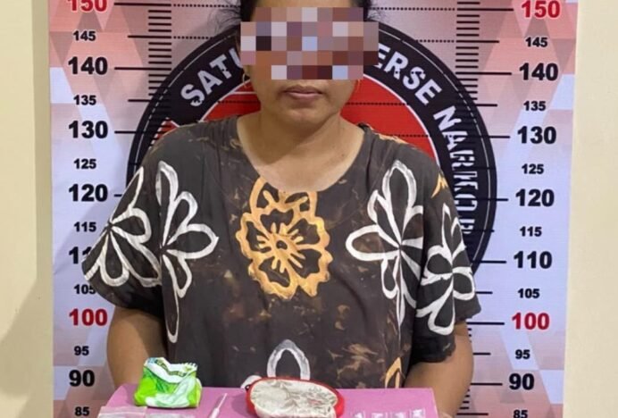 Satresnarkoba Polres Aceh Tenggara Amankan Perempuan, 34 Paket Sabu Disita