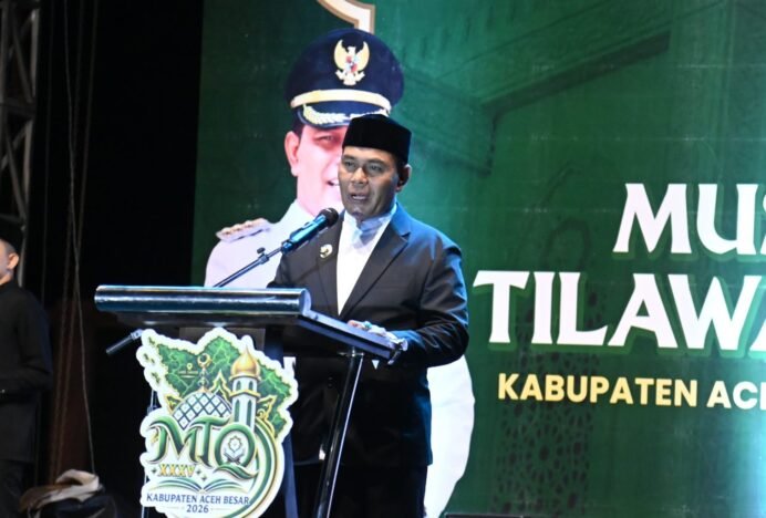Bupati Muharram Buka MTQ XXXV Aceh Besar, 665 Peserta Bersaing di 9 Lokasi Lomba