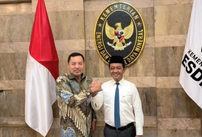Perkuat hilirisasi SDA, Bupati Nagan Raya temui Menko ESDM