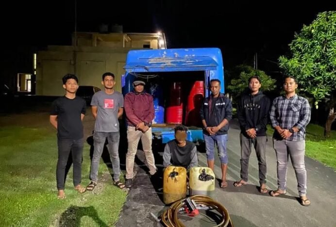Polres Pidie Jaya Gagalkan Pengangkutan Ilegal 290 Liter Solar Subsidi