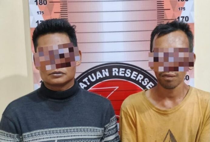 Satresnarkoba Polres Aceh Tenggara Amankan Dua Pria di Ketambe