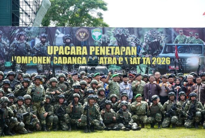 Sahli Makmun Hadiri Penetapan Komcad Reguler Matra Kodam IM TA 2026