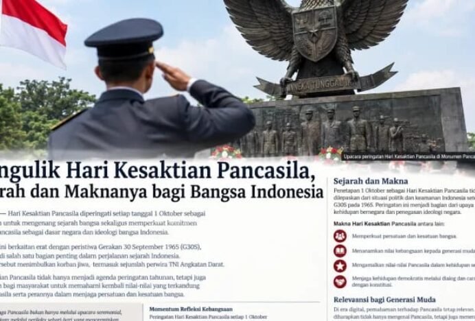 Mengulik Hari Kesaktian Pancasila: Sejarah, Makna, dan Relevansinya bagi Generasi