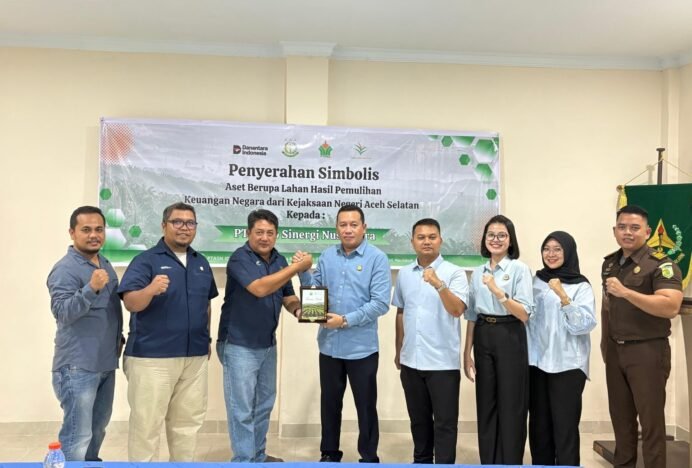 Kejari Aceh Selatan Pulihkan Aset PT ASN Senilai Rp2,465 Miliar