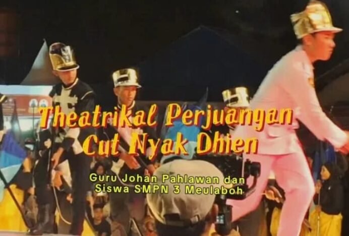 Teatrikal Cut Nyak Dhien Hibur Warga Aceh Barat pada HUT Kota Meulaboh
