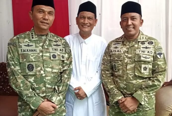Danrem 011/Lilawangsa dan Dandim Aceh Utara Hadiri Maulid Nabi di Dayah Darul Muttaqin