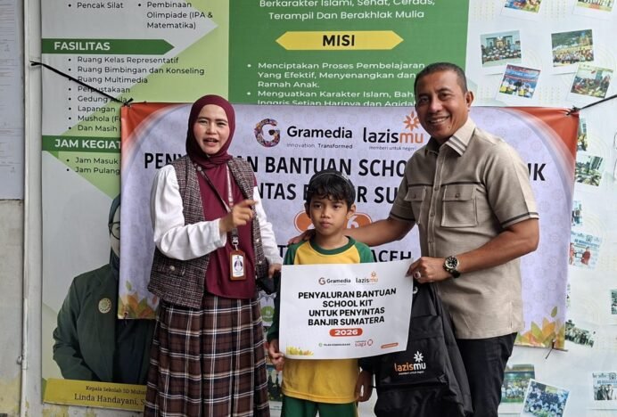 PD Muhammadiyah Banda Aceh, Lazismu, dan Gramedia Berbagi School Kit kepada Siswa SD Muhammadiyah 2